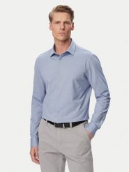 Calvin Klein Koszula LV019EU146 Niebieski jasny Slim Fit. Niebieskie koszule męskie CALVIN KLEIN, m, bez wzorów, z syntetyku, bez kołnierzyka, bez ramiączek. Za 409.99 zł.