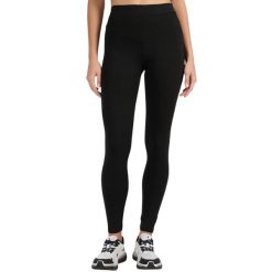 Legginsy damskie 4F CAS. Czarne legginsy damskie 4f, s, bez wzorów, z dzianiny. Za 65.99 zł.