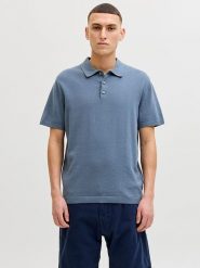 Jack & Jones Koszulka polo "Will" w kolorze niebieskim rozmiar: M. Niebieskie koszulki polo męskie Jack & Jones, m, bez wzorów, z bawełny, bez ramiączek. Za 83.22 zł.