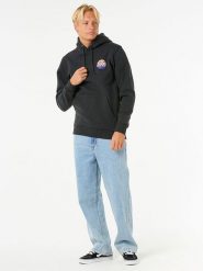 Rip Curl Bluza "Wetsuit Icon" w kolorze antracytowym rozmiar: M. Czarne bluzy z kapturem męskie Rip Curl, m. Za 127.35 zł.