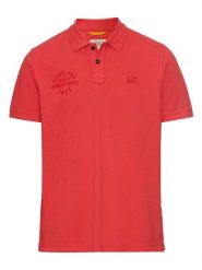 Camel Active Koszulka polo w kolorze czerwonym rozmiar: 5XL. Czerwone koszulki polo męskie Camel Active, xl, bez wzorów, z bawełny, bez ramiączek. Za 100.99 zł.