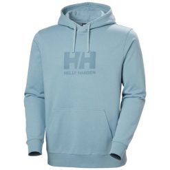 Bluza z kapturem Helly Hansen Logo. Niebieskie bluzy z kapturem męskie Helly Hansen, m. Za 383.00 zł.
