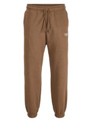 Jack & Jones Spodnie dresowe "Jpdtkane" w kolorze jasnobrązowym rozmiar: S. Brązowe spodnie dresowe męskie Jack & Jones, bez wzorów, z bawełny. Za 119.95 zł.