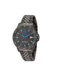 Maserati Zegarek Attrazione R8853154003 Czarny. Czarne, analogowe zegarki męskie maserati, ze stali. Za 1,289.00 zł.