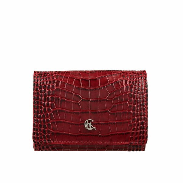 Portfel damski skórzany z biglem croco Canaletto PD1208s162. Portfele damskie bez wzorów, ze skóry. Za 169.00 zł.