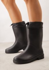 Czarne Kalosze ze Ściągaczami przy Cholewce Bastotus. Czarne kalosze damskie Renee, bez wzorów. Za 79.99 zł.