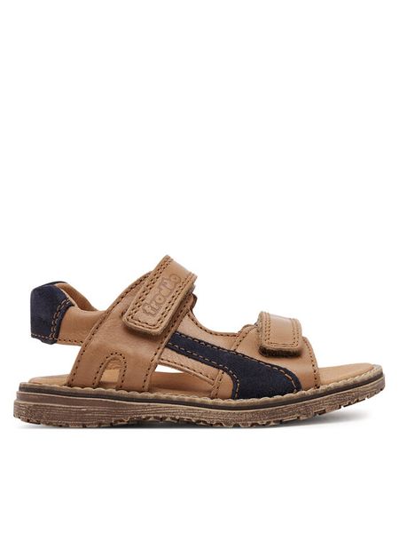 Froddo Sandały Daros Double G3150280-1 M Brązowy. Brązowe sandały chłopięce Froddo, ze skóry, bez zapięcia. Za 329.99 zł.