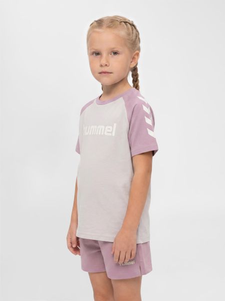 Koszulka dla dziewczynki Hummel. Fioletowe koszulki dziewczęce HUMMEL, s, bez wzorów, z bawełny, bez ramiączek. Za 134.00 zł.