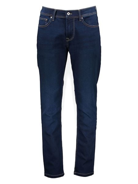 Pepe Jeans Dżinsy - Slim fit - w kolorze granatowym rozmiar: W32/L32. Niebieskie jeansy damskie Pepe Jeans. Za 174.02 zł.