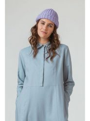 SKFK Czapka beanie w kolorze lawendowym rozmiar: onesize. Różowe czapki zimowe damskie SKFK, z materiału. Za 43.99 zł.