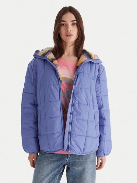 Billabong Kurtka przejściowa Happy Camper EBJJK00165 Niebieski Regular Fit. Niebieskie kurtki damskie Billabong, m, bez wzorów, z syntetyku, bez kaptura. Za 529.99 zł.