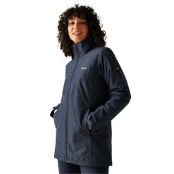 Kurtka Wodoodporna Damska Ocieplana Tamlin. Niebieskie kurtki damskie Regatta, s, bez wzorów, z materiału, z kapturem. Za 273.99 zł.