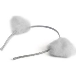 Czapki, kapelusze, opaski ACCCESSORIES 1WC-011-SS19. Białe czapki zimowe damskie ACCCESSORIES, bez wzorów, z materiału. Za 14.99 zł.