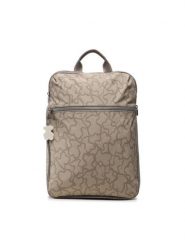 TOUS Plecak Mochila Kn Calores 2001038148 Beżowy. Brązowe plecaki damskie Tous, bez wzorów, z materiału. Za 599.99 zł.