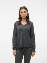 Vero Moda Sweter w kolorze antracytowym rozmiar: XL. Czarne swetry klasyczne damskie Vero Moda, xl, bez kołnierzyka. Za 69.99 zł.