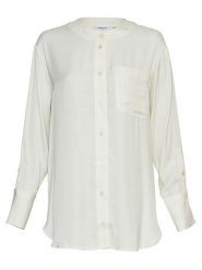 MOSS COPENHAGEN Koszula "Adienna Maluca" w kolorze kremowym rozmiar: S/M. Brązowe koszule damskie MOSS COPENHAGEN, m, bez wzorów, bez kołnierzyka, bez ramiączek. Za 100.99 zł.