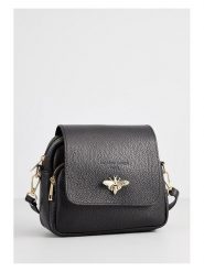 Christian Laurier Skórzana torebka "Beeza" w kolorze czarnym - 22 x 18 x 7 cm rozmiar: onesize. Czarne torebki klasyczne damskie Christian Laurier, bez wzorów, z materiału, bez dodatków. Za 239.99 zł.