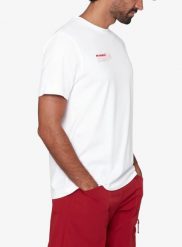 Koszulka wspinaczkowa Mammut Mammut Base T-Shirt Multi-Pitch. Białe t-shirty męskie Mammut, l, bez wzorów, z bawełny, bez kołnierzyka. Za 197.99 zł.