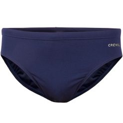 Kąpielówki pływackie męskie Crowell Lino granatowe. Niebieskie kąpielówki męskie CROWELL, m, bez wzorów, z lycry, do pływania. Za 38.99 zł.