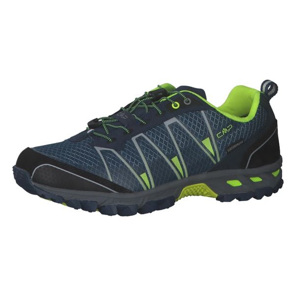 Buty trekkingowe męskie CMP Altak Trail WP. Niebieskie buty trekkingowe męskie CMP, z materiału, bez zapięcia, trekkingowe. Za 398.80 zł.