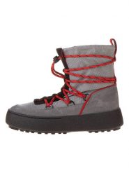 Moon Boot Botki zimowe "Mtrack" w kolorze szarym rozmiar: 41. Szare buty zimowe męskie Moon Boot, na zimę, bez zapięcia. Za 285.49 zł.