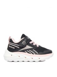 Reebok Sneakersy CEO-YG24056-02B Czarny. Czarne buty sportowe dziewczęce Reebok, bez wzorów, z materiału, bez zapięcia. Za 129.99 zł.