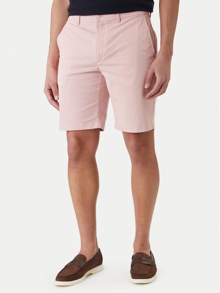Tommy Hilfiger Szorty materiałowe Denton 9.5 MW0MW42351 Różowy Slim Fit. Czerwone szorty męskie Tommy Hilfiger, z bawełny, bez kołnierzyka. Za 232.99 zł.