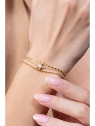 Lodie Silver Bransoletka z elementem ozdobnym rozmiar: onesize. Szare bransoletki damskie Lodie Silver, metalowe. Za 34.45 zł.