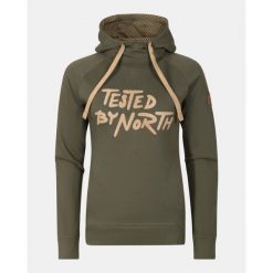 Damska bawełniana bluza z kapturem Kilpi NEA-W. Zielone bluzy z kapturem damskie Kilpi, z bawełny. Za 318.77 zł.