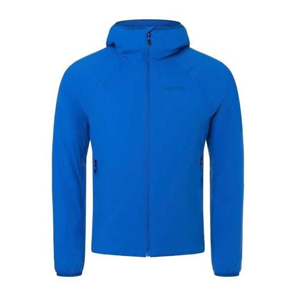 Kurtka turystyczna męska Marmot Novus. Niebieskie kurtki męskie Marmot, m, bez wzorów, sportowe, bez kaptura. Za 389.99 zł.