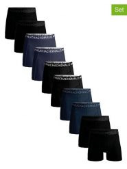 Muchachomalo Bokserki (10 par) w kolorze czarno-granatowym rozmiar: 4XL. Czarne bokserki męskie Muchachomalo, bez wzorów. Za 219.95 zł.