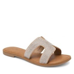 Klapki Jenny Fairy. Szare klapki damskie Jenny Fairy, bez wzorów, bez obcasa. Za 119.99 zł.