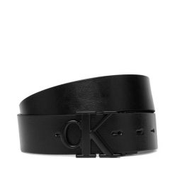 Pasek Męski Calvin Klein. Czarne paski męskie CALVIN KLEIN, bez wzorów. Za 289.99 zł.