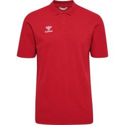Koszulka sportowa polo męska Hummel hmlGO 2.0 POLOl. Czerwone koszulki polo męskie HUMMEL, m, bez wzorów, bez ramiączek. Za 99.00 zł.
