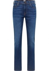 Męskie Spodnie jeansowe Mustang Style Vegas Slim Denim Blue 1016795 5000 882. Niebieskie spodnie materiałowe męskie Mustang, bez wzorów, z denimu. Za 219.99 zł.