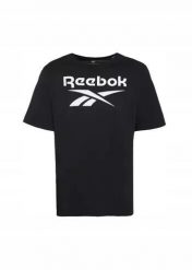 Koszulka z krótkim rękawem Męska Reebok 100070405 M. Czarne t-shirty sportowe męskie Reebok, m, z materiału, bez ramiączek, do biegania. Za 105.00 zł.