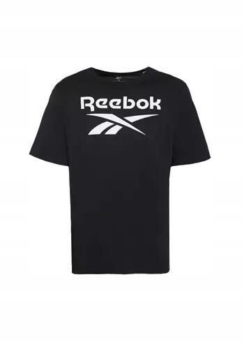 Koszulka z krótkim rękawem Męska Reebok 100070405 M. Czarne t-shirty sportowe męskie Reebok, m, z materiału, bez ramiączek, do biegania. Za 105.00 zł.