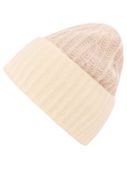 Zwillingsherz Kaszmirowa czapka w kolorze beżowo-kremowym rozmiar: onesize. Brązowe czapki zimowe damskie Zwillingsherz, z kaszmiru. Za 275.40 zł.