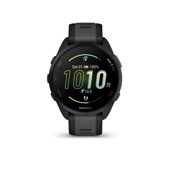 Zegarek smartwatch Garmin Forerunner 165 Black/Grey. Czarne zegarki damskie GARMIN. Za 1,049.00 zł.