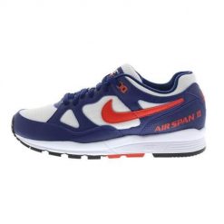 Buty do chodzenia męskie Nike Air Span II. Niebieskie buty sportowe na co dzień męskie Nike, z gumy, bez zapięcia, trekkingowe. Za 577.00 zł.