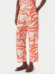 LOLA CASADEMUNT Spodnie materiałowe LS2614040 Pomarańczowy Regular Fit. Brązowe spodnie materiałowe damskie lola casademunt, bez wzorów, z materiału. Za 459.99 zł.