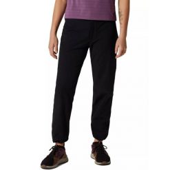 Damskie spodnie turystyczne Mountain Hardwear Yumalina. Czarne spodnie dresowe damskie MOUNTAIN HARDWEAR, bez wzorów, z polaru, sportowe. W wyprzedaży za 299.00 zł.