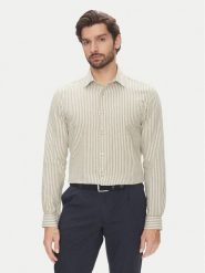 Pierre Cardin Koszula C6 41017.0482 Beżowy Modern Fit. Brązowe koszule męskie Pierre Cardin, m, bez wzorów, z bawełny, bez kołnierzyka, bez ramiączek. Za 178.99 zł.