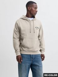 Jack & Jones Bluza w kolorze beżowym rozmiar: XXL. Brązowe bluzy z kapturem męskie Jack & Jones, xxl, z bawełny. Za 104.89 zł.