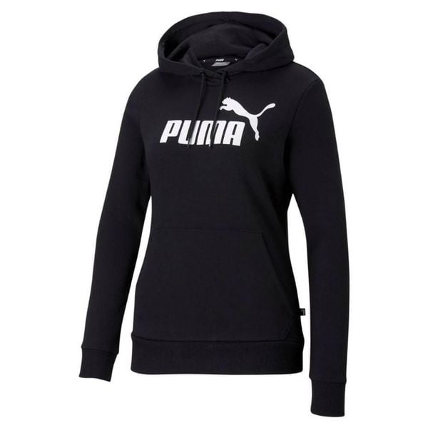 Damska Bluza Z Kapturem Z Logo ESS. Czarne bluzy z kapturem damskie Puma, l. Za 273.99 zł.