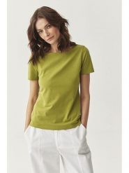 TATUUM Koszulka "Mikaja" w kolorze zielonym rozmiar: XXL. Zielone t-shirty damskie Tatuum, xxl, bez wzorów, z bawełny, bez kołnierzyka. Za 84.21 zł.