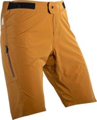 Spodenki rowerowe (+spodenki kolarskie z pampersem w zestawie) LEATT Shorts MTB. Brązowe szorty męskie LEATT, na lato, bez wzorów, z tkaniny. Za 296.65 zł.