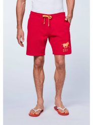 Polo Sylt Szorty w kolorze czerwonym rozmiar: 3XL. Czerwone szorty męskie Polo Sylt, z bawełny, bez kołnierzyka. Za 81.45 zł.