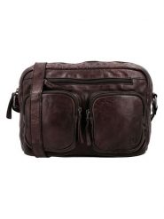 HIDE & STITCHES Skórzana torebka w kolorze brązowym - 23 x 17 x 5 cm rozmiar: onesize. Brązowe torebki klasyczne damskie HIDE & STITCHES, bez wzorów, z materiału, bez dodatków. Za 208.99 zł.