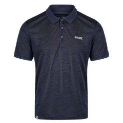Koszulka Polo Męska Jersey Remex II. Niebieskie koszulki polo męskie Regatta, m, bez wzorów, z jersey, bez ramiączek. Za 92.99 zł.